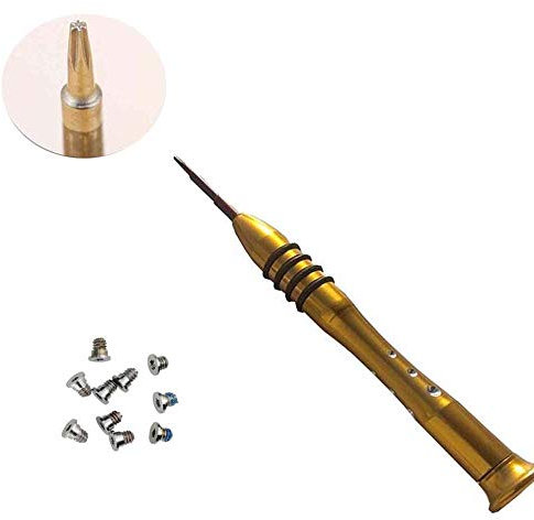 TB® Replacement RETINA Bottom case Dual Sided Screwdriver 10 Bottom Case Screws for A1398 A1425 A1502 Compatible Years 2012-2015 (YELLOW)