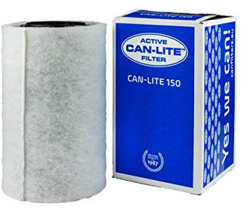 Weedness Can-Lite Filtro ai carboni attivi Grow 300 m³ – AKF Ventola per tubo, per interni, ventilazione interna, filtro antiodore, filtro aria di scarico, set climatico