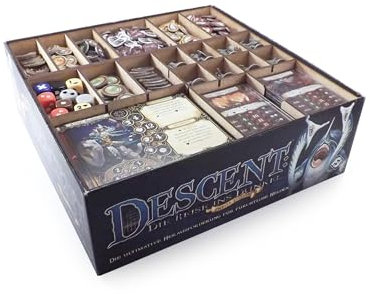 The Game Doctors Brettspiel Organizer kompatibel mit Descent: Reise ins Dunkel 2. Edition