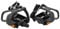 1 Paar Fahrradpedal Nylon-Hohlrad-Pedale mit Zehenclips und Riemen für Mountainbikes Rennrad