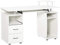 HOMCOM Computer Desk Office PC Table Workstation with Keyboard Tray, CPU Shelf, Drawers, Sliding Scanner Shelf, White 120 x 55 cm