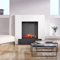 Noble Flame SANTO 1100 FS [Opti-myst LED Elektrokamin]: Weiß (warm) - Schwarz, pulverbeschichtet
