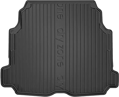 FROGUM DryZone Gummimatte Ganzjährige Praktische Auto Kofferraummatte Kofferraumwanne passend für Volvo S60 I 2000-2010 | Hohe Kante | Robust und langlebig
