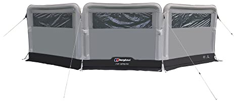 Berghaus Air Inflatable Windbreak, Wind Shelter, Privacy Shelter, Ideal for the Campsite, Garden, Picnic's and the Beach, Caravanning & Camping Equipment