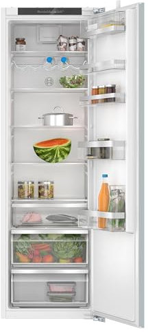 Bosch Series 6 KIR81ADD0G Built-in Integrated Fridge with Soft Close Flat Hinge,VitaFresh XXL Pro Food Drawers Super Cool Function 177.5 x 56cm