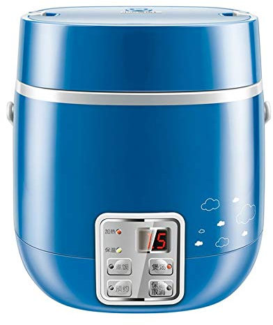 WENKA Mini Piccolo Cuociriso in Ceramica 1L Pentola Domestica Pentola Completamente Automatica Mini Fornello Elettrico Scaldavivande