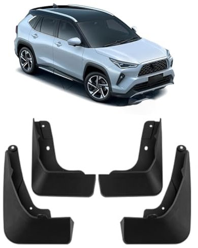 4 Pezzi Auto Paraspruzzi per Toyota Yaris Cross Non GR 2023, Anteriore Posteriore Pneumatico Parafango Paraschizzi Protezione Corpo Accessori
