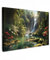 MuchoWow© Wandbilder Groß 120x80 cm XXL Wohnzimmer Wanddeko Schlafzimmer Zimmerdeko Fotowand Zimmer Deko auf Wand Dekoration Wall Art Wasserfall - Natur - Dschungel - Pflanzen - Wasser