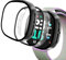 Diruite 2 Stück Hülle für Google Fitbit Ace LTE Schutzhülle mit Glas Displayschutz,Ultradünne PC HD Hartglas Schutz Case für Google Fitbit Ace LTE Cover