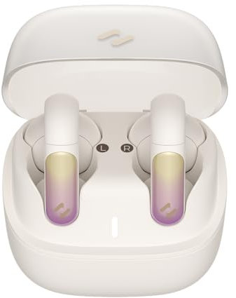 Havit Openbuds TW980 - Auriculares Bluetooth con conducción ósea para varios dispositivos (Beige)