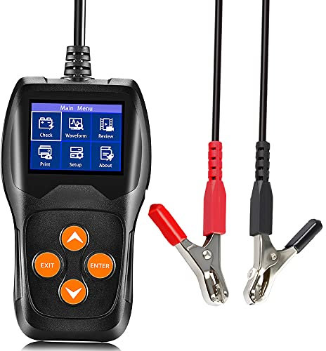 Nutriess KON NWEI Professional Car Battery Tester KW600 Intelligent LCD Screen Accurate Data Analyzer Wide Compatibility Long Lasting lifet ime Update for Automotive 12V Batteries