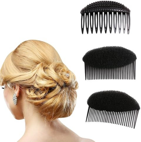 3 Pezzi Mollette Volumizzanti per Capelli, Bigodini per Volume, Bigodino per Capelli, Fermagli Volumizzanti, Clip per Capelli Antiscivolo per un Maggiore Volume