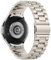 Astorgos Keine Lücke Metall Armband Kompatibel mit Samsung Galaxy Watch 7/6/5/4/FE 44mm 40mm/Watch 6/4 Classic 47mm 43mm 46mm 42mm/5 Pro 45mm, 20mm Ein Klick Edelstahl Band für Herren Damen, Titan