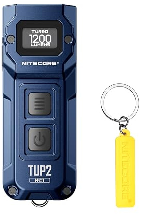 Nitecore TUP2 MCT EDC Keychain Flashlight 1200 Lumens Tag (Blue)