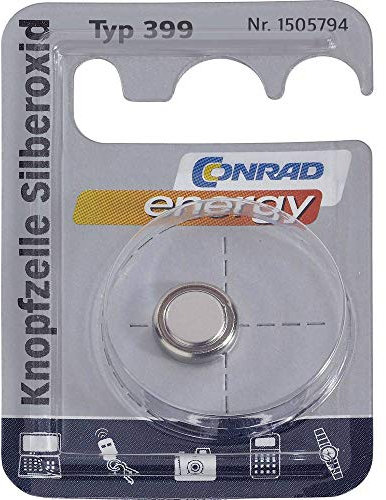 Conrad SILBEROXID-KNOPFZELLE 399 Energy