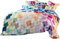 ESTELLA Mako-Satin Bettwäsche Puzzle Multicolor 1 Bettbezug 200 x 200 cm + 2 Kissenbezüge 80 x 80 cm