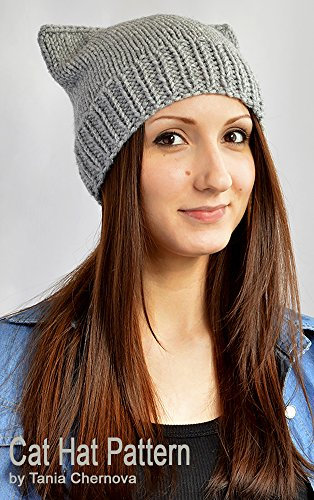 Cat Hat Knitting Pattern Knit Hat Pattern Cat Ears Cat Beanie Pattern Cat Ear Hat Mütze Katze Anleitung Cat Ear Beanie Animal Hat Womens Hats Bonnet Femme Animal Ear Hat (English Edition)
