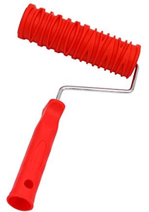 SunniMix 7 '' DIY Geprägte Malerrolle Strukturwalze Malerwalze mit Muster, 15 Muster Auswählbar, 2