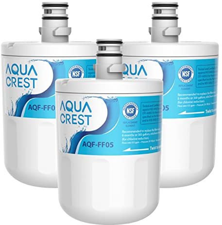 AQUACREST ADQ72910902 Filtros de Aagua para Frigorífico, Reemplazo para LG® LT500P®, WSL-1, WF-290, 5231JA2002A, ADQ72910902, ADQ72910901, 5231JA2002B, Kenmore GEN11042FR-08 (3)