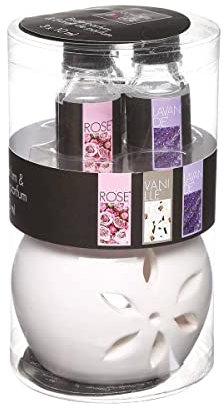 Atmosphera - Brûle - parfum et lot de 3 huiles - floral - 10ml