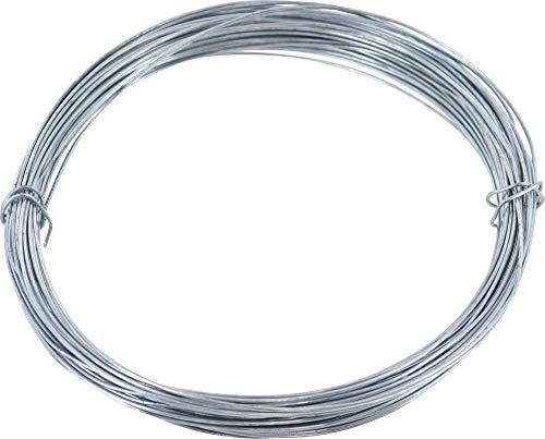 Bindedraht Blumendraht Basteldraht Dekodraht Wickeldraht aus Metall verzinkt 25 m (1,0 mm)