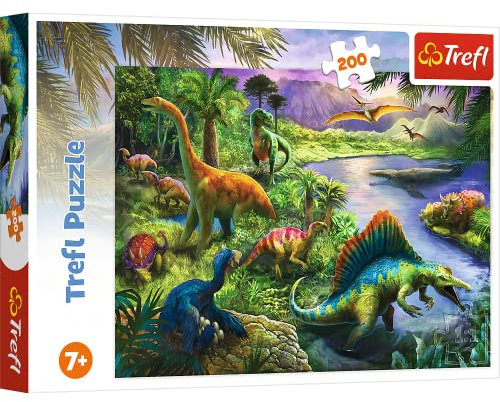 Puzzle 200 - Dinosaurier (Kinderpuzzle)