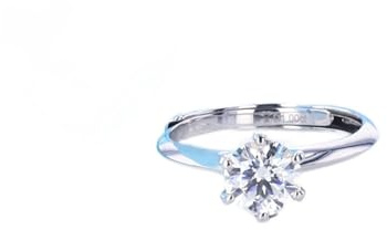 HCMA Anillos de compromiso de moissanita de color D de 0,5 ct-3 ct para mujer anillo de plata real ajustable joyería fina chapada en oro blanco de 18 quilates