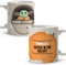 LolaPix Taza Baby Yoda personalizada con nombre. Regalos Frikis personalizados. Tazas personalizadas de cerámica. Varios diseños y colores de Interior. Baby Yoda