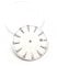 MOOKEENONE 33,5 mm Uhrwerk Zifferblatt Automatik-Uhrwerk Uhr Ersatz für NH35/NH35A, weiß, Modern