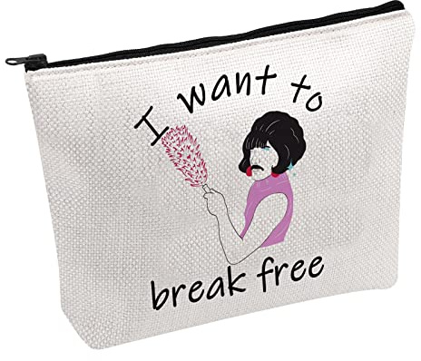 Rockband inspiriertes Geschenk I Want to Break Free Kosmetiktasche Queen Musikband Liebhaber Geschenk, Break Free-b, 23*17, Rockband