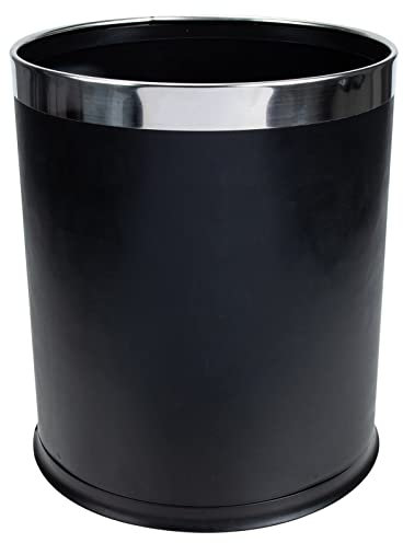 Alipis Basura Contenedor De Adorno Papelera Antigua Papelera Para Dormitorio Papelera Retro Papelera De Cocina Papelera Decorativa Contenedores Negros Oficina Lavabo El Plastico Antiguo