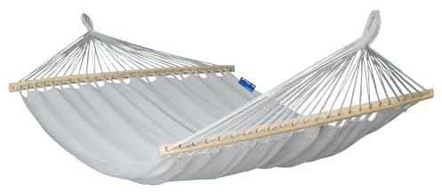 Potenza Outdoor Merida Stabhängematte Hängematte 215 x 160 cm, Belastbarkeit bis 200 kg I Boho Doppelhängematte XXL