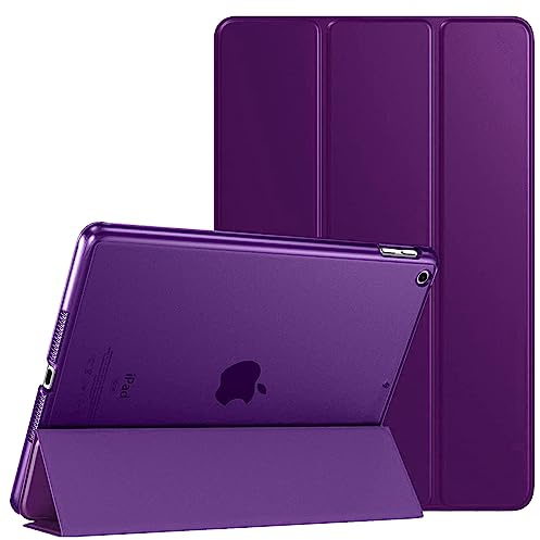 Smart Magnetic Case Fit iPad 9.7 Inch (6th Generation 2018) (5th Generation 2017) A1893/A1954 A1822/A1823 Slim Lightweight Smart Shell Stand Cover Auto Wake/Sleep (Purple)