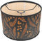 Angoily Abat-Jour En Bambou Imprimé, Abat Jour En Osier，ÉClairage RéTro Pour Lampes De Table Et Lustres, DéCoration ÉCologique Pour Salon Et Chambre