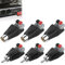 Cerioll Adaptador De Conector De Cable RCA A AV Phono, 6 Piezas Phono RCA Macho a AV, Audio Video Conector Adaptad-or, para Sistema de Cámara de Seguridad CCTV (3 Machos + 3 Hembras)