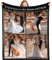 Bemaystar Personalisierte Decke - Personalisierte Geschenke mit Foto, Decke mit Foto Text, Fotodecke mit Eigenem Foto, Geschenke für Freunde Freundin Freund für Valentinsta Hochzeiten Geburtstage