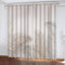 Rideau Usine 3D Rideau Occultant Beige Opaque Salon Rideaux Oeillets Polyester Décor Intérieur Rideau Thermique Isolant Anti Froid 234 x 183 cm LxH