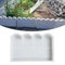 Clôture de jardin en béton, décoration de pavés en plastique, briques de ciment réutilisables, moules de pavage de jardin, allée, blanc
