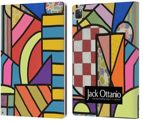 Head Case Designs Licenza Ufficiale Jack Ottanio Ferrara Arte Custodia Portafoglio in Pelle Compatibile con Apple iPad PRO 13 M4 2024