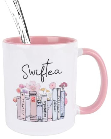 Lotvic Music Lover Personalized 1989 Merchandise Comfortable to Hold Tea Mug, Delicate Smooth Book Mug, Music Ceramic Coffee Cup for Fans Enthusiasts Gifts (350ml)
