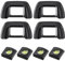 Eyecup Eyepiece Viewfinder Eyecup Camera Eyepiece Viewfinder Eyecup for Nikon D7000 D90 D600 4pcs Eyecup with 4 Spirit Levels