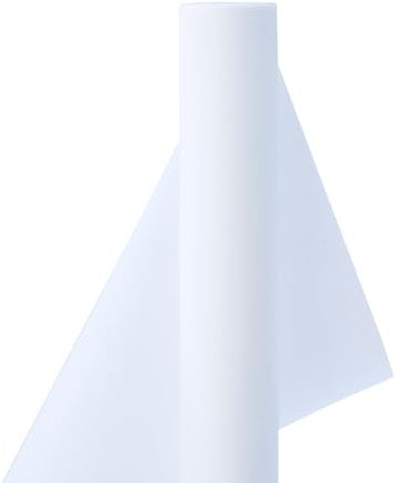 Simurq Einweg Tischdeckenrolle in 1,18 x 25 m, Stoffähnliches Vlies Tischdecke Rolle, Hochwertige Meterware Tischtuch (Weiß, 1,18 x 25 M)