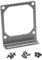 SANRLO Momory Heizkörper-Montagehalterung, 8 cm, Wasserkühlung, Lüfterhalter, Computergehäuse, Speicher-Kühlkörper, Lüfterrahmen, 8 cm, 1/2/3 Loch