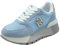 LIU. JO Sneakers Donna Celeste con Logo LG Laterale Dorato