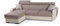 FurniShop24 Ecksofa mit Schlaffunktion und praktischem Bettkasten - Schlafsofa L Form 236x165 cm mit verstellbaren Kopfstützen und dekorative Kissen, Eckcouch Imperio Braun