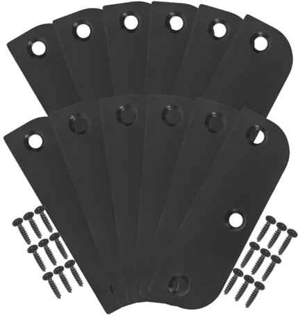 Homoyoyo Door Hinge Repair Plate Hinge Filler Plate for Kitchen Cabinet Easy Install