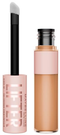 Maybelline Lifter Concealer Full Coverage, Hydrate & Brighten Under-eyes 85 | Concealer Enriched With 2% Peptides and Caffeine, Hydrate and Brighten Under-eyes for All Day Wear