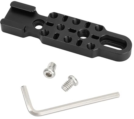 Gimbal Triple Cold Shoe Mount Plate Mic Stand Rig Mobile Mount LED Video Light