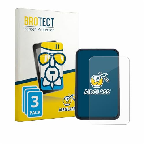 BROTECT 3 Stück Schutzglas für Okiyakusama Bike Computer Schutzfolie Panzer Folie Glas[Extrem Kratzfest 9H, Anti-Fingerprint, Ultra-Transparent]