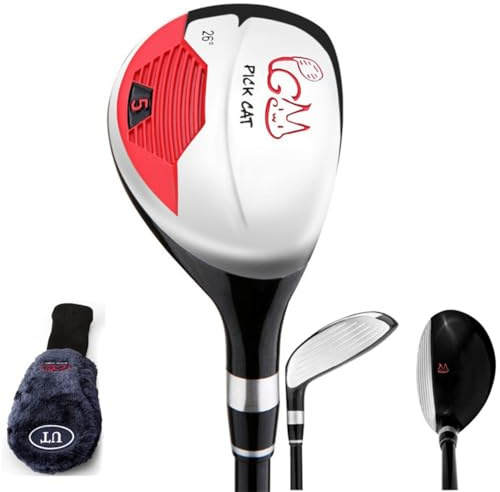 Golf Club Wood #1 Golf Driver/Hybrid Children Right Handed Fairway Wood (9-12Y(26Degree),Black)